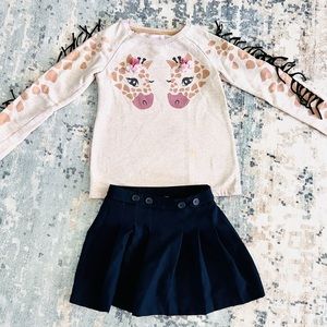 Cute top with skirt